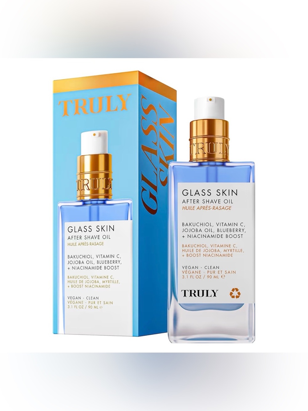 TRULY Glass Skin After Shave Oil — NIB / Sealed